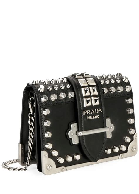 prada studded cahier|Prada handbags.